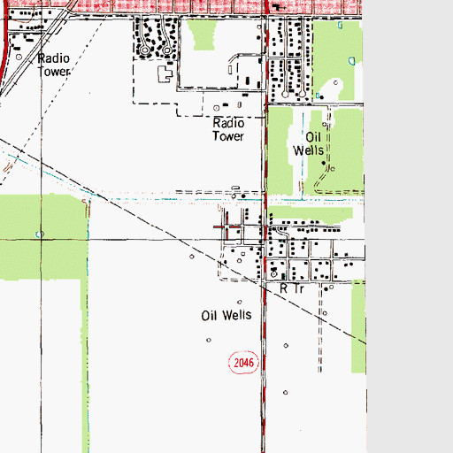 Topographic Map of J G Gonzales Colonia, TX