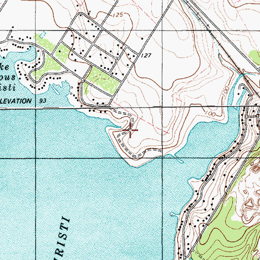 Topographic Map of La Ponderosa Colonia, TX