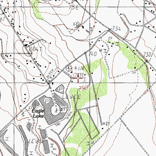 Topographic Map of Wilson and Bargo Colonia, TX