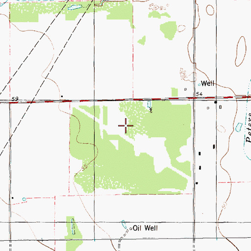 Topographic Map of Colony Estates of Sinton Colonia, TX