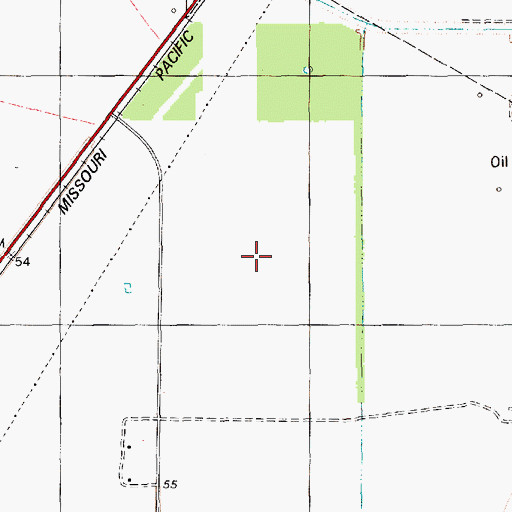 Topographic Map of Del Sol Colonia, TX