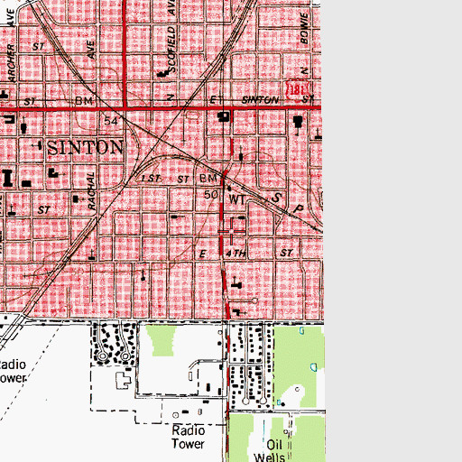 Topographic Map of Dodd Colonia, TX
