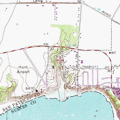 Topographic Map of Doyle Addition Colonia, TX