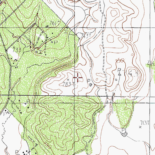 Topographic Map of Loma Linda Number 4 Colonia, TX