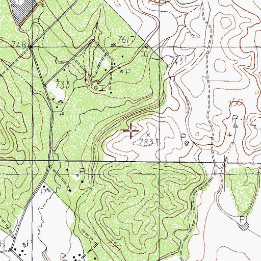 Topographic Map of Loma Linda Number 5 Colonia, TX