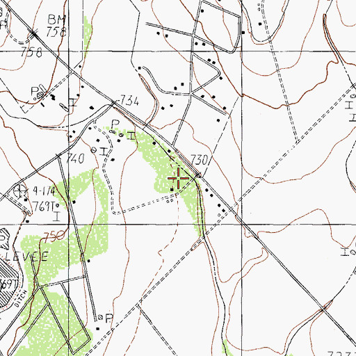 Topographic Map of Morales Number 2 East Colonia, TX