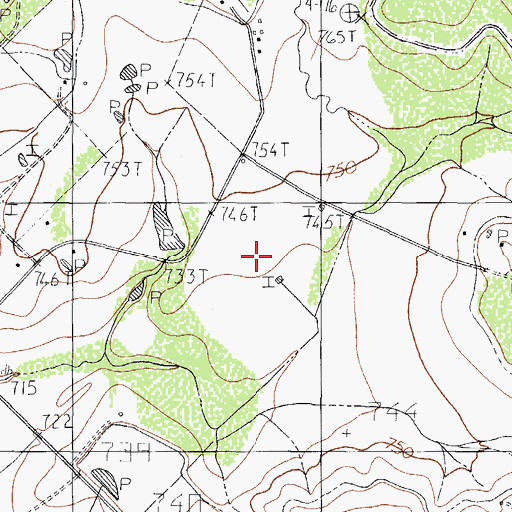Topographic Map of Rockaway Country Sites Colonia, TX