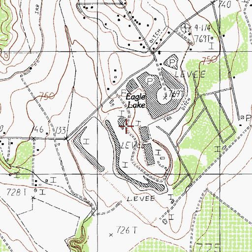 Topographic Map of Eagle Heights Number 4 Colonia, TX