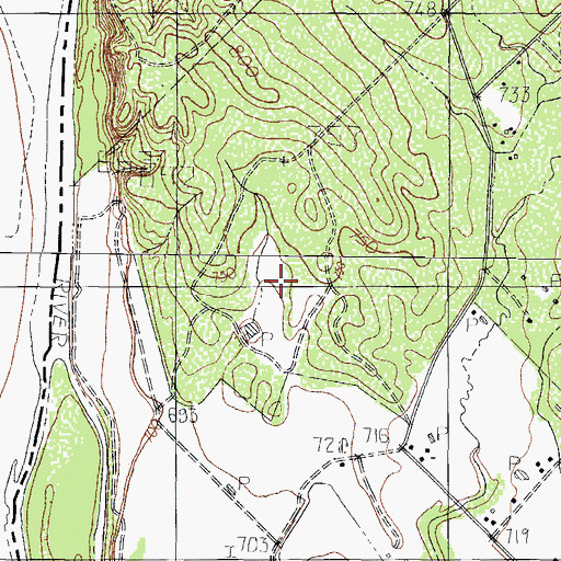 Topographic Map of Florentino Ramos Colonia, TX