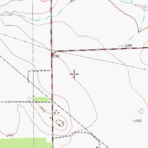 Topographic Map of K-Bar Ranch Colonia, TX