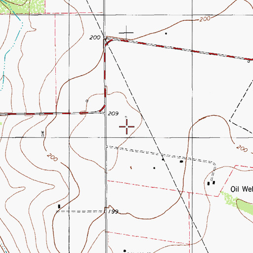 Topographic Map of Koehn Estates Colonia, TX