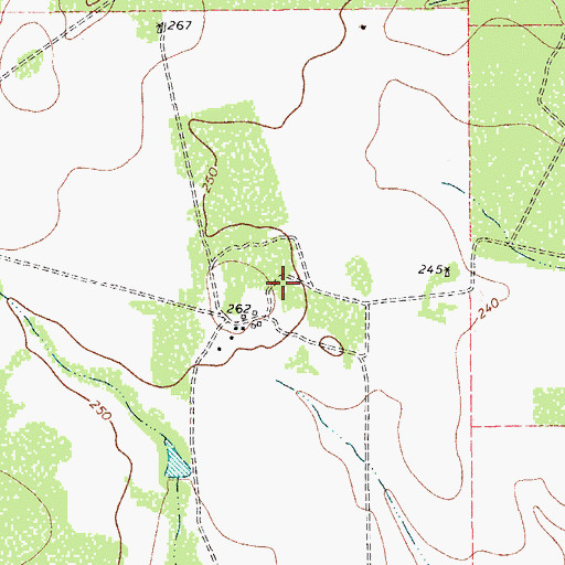 Topographic Map of La Carmelita Ranch Number 1 Colonia, TX