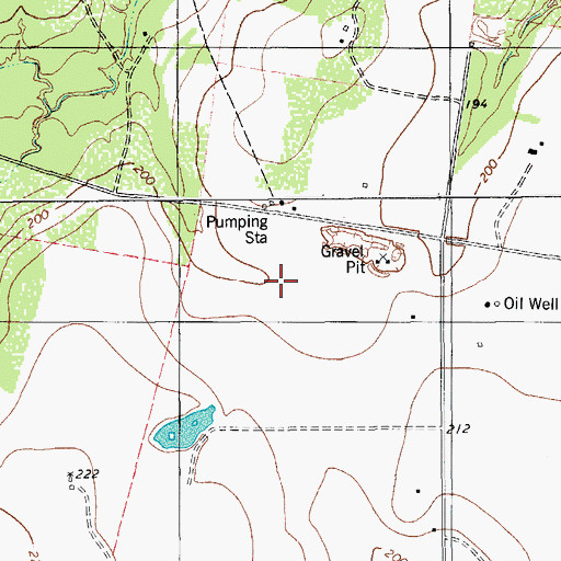 Topographic Map of Mi Tierra Colonia, TX