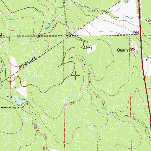 Topographic Map of Owl Ranch Number 3 Colonia, TX