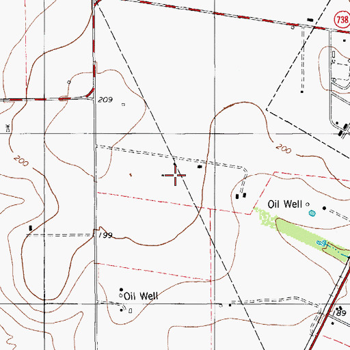 Topographic Map of R and R Colonia, TX