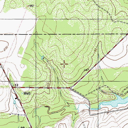 Topographic Map of Rozypal Estates Colonia, TX