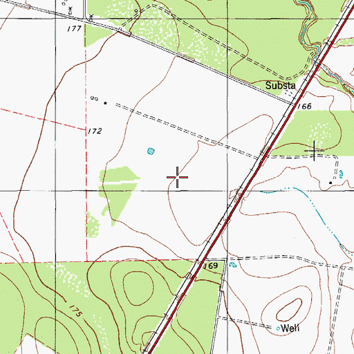 Topographic Map of Heritage Acres Number 2 Colonia, TX