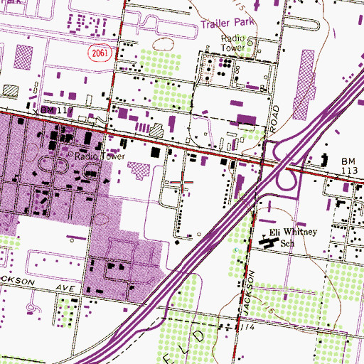 Topographic Map of Whalen Acres Colonia, TX