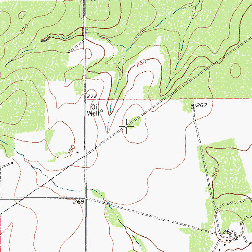 Topographic Map of Aimee Acres Number 2 Colonia, TX