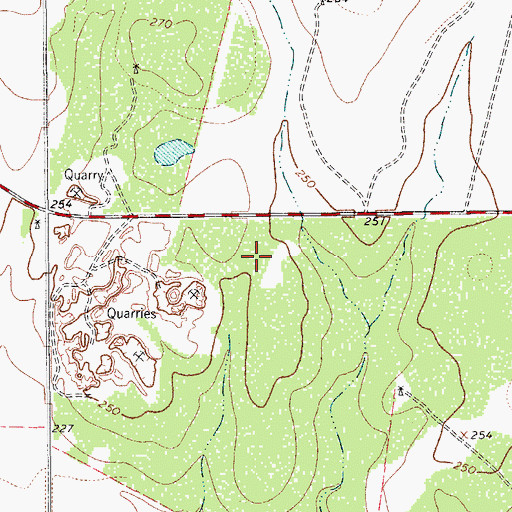 Topographic Map of El Ranchito Colonia, TX