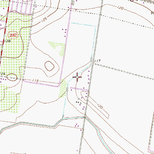 Topographic Map of Umberto Garcia Junior Colonia, TX