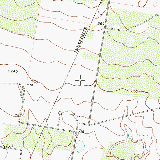 Topographic Map of Valle Vista Colonia, TX