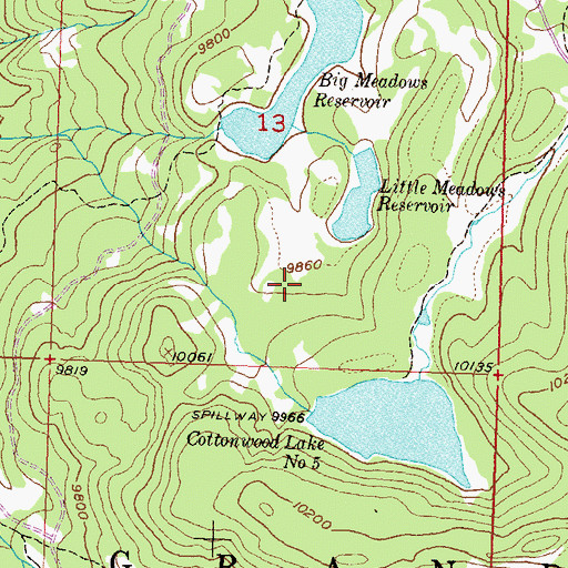 Topographic Map of Parker Basin Number 2 Dam, CO