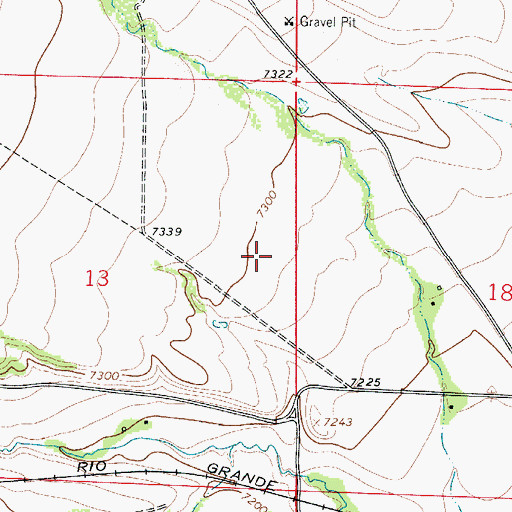 Topographic Map of C T Ritchey Reservoir, CO