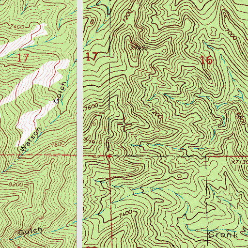 Topographic Map of Florence Number 1 and 2 Dam, CO