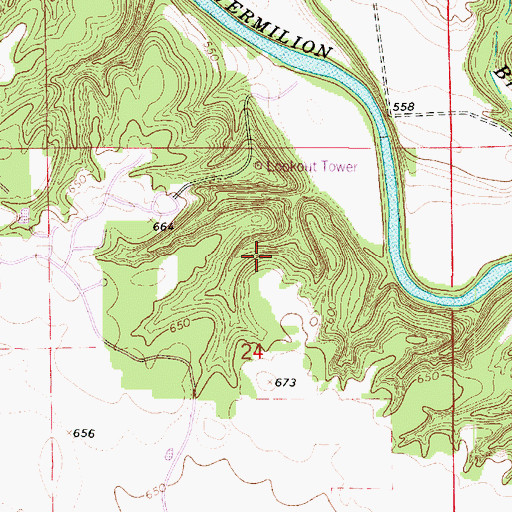 Topographic Map of Russell M Duffin Nature Preserve, IL