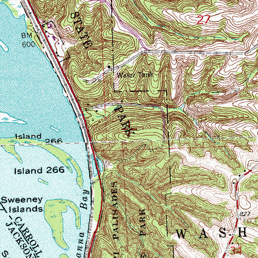 Topographic Map of Sentinel Nature Preserve, IL