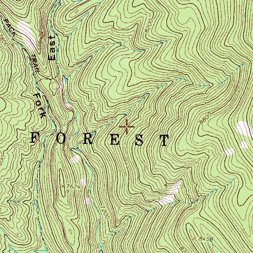 Topographic Map of Langmuir Research Site, NM