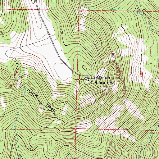 Topographic Map of Langmuir Laboratory, NM