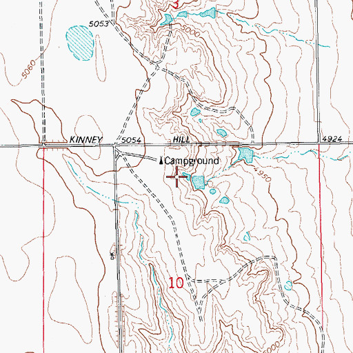 Topographic Map of Clingingsmith Number 2 Dam, CO