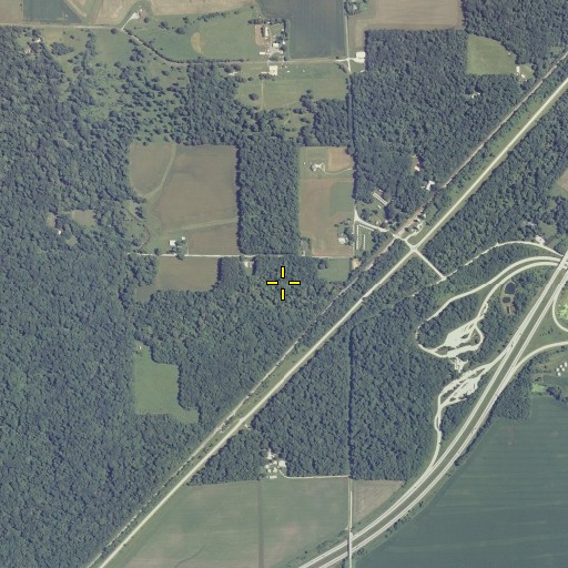 Aerial/Satellite Image of Funks Grove Nature Preserve, IL