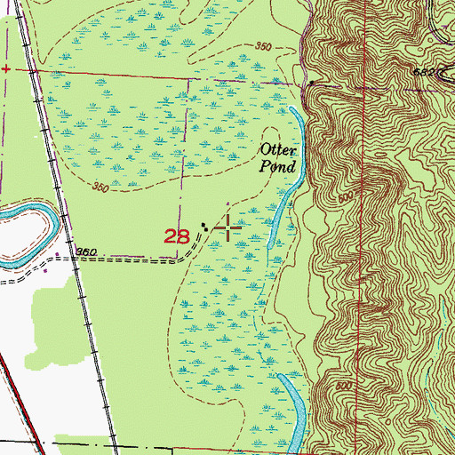 Topographic Map of La Rue Swamp Nature Preserve, IL