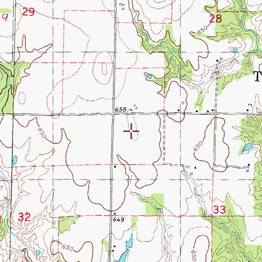 Topographic Map of Westminster (historical), IL