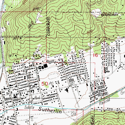 Topographic Map of Molinari Creek, OR