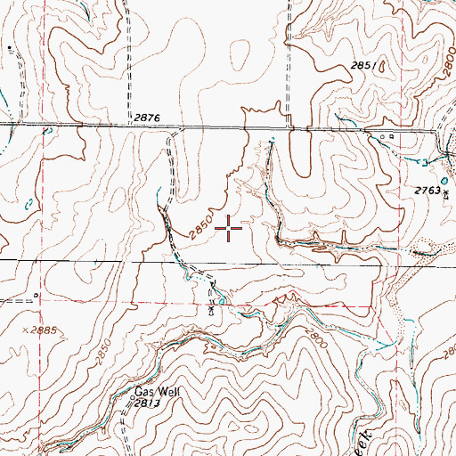 Topographic Map of Devils Rope Museum, TX