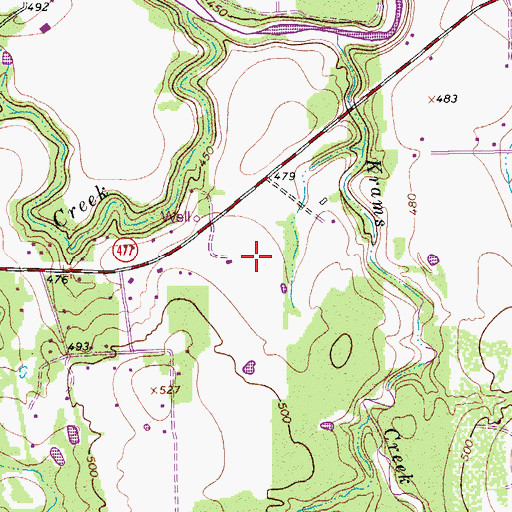 Topographic Map of A M and Alma Fiedler Memorial Museum, TX