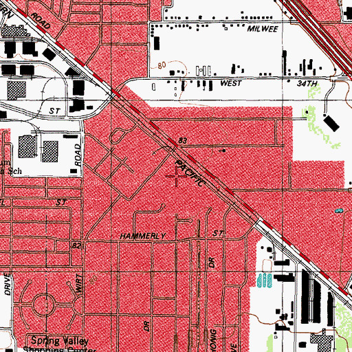 Topographic Map of Military Museum of Texas, TX