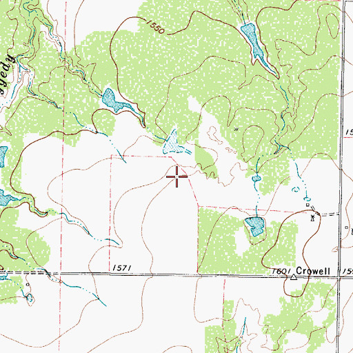 Topographic Map of Foard County Museum, TX