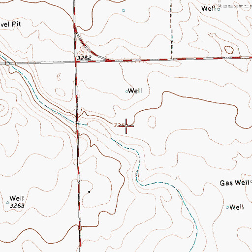 Topographic Map of Seagraves-Loop Museum, TX