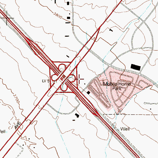 Topographic Map of El Paso Museum of History, TX