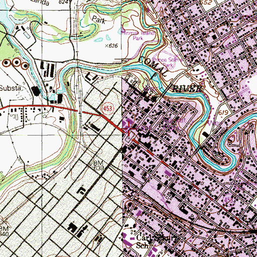 Topographic Map of The Hummel Museum, TX