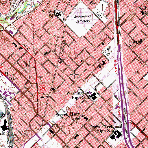 Topographic Map of Doll House Museum of the Southwest, TX
