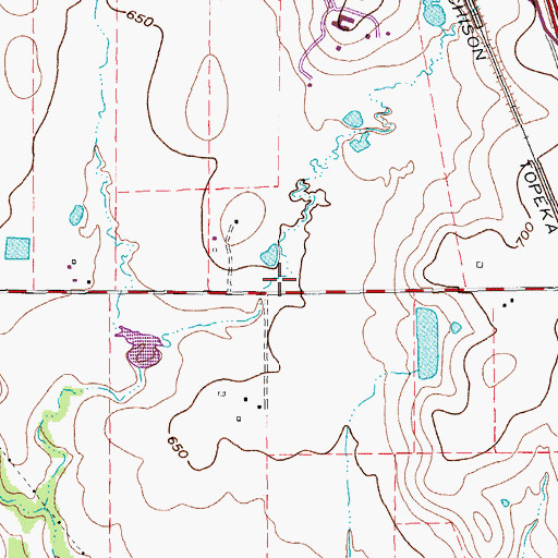 Topographic Map of Hanger 10 Flying Museum, TX