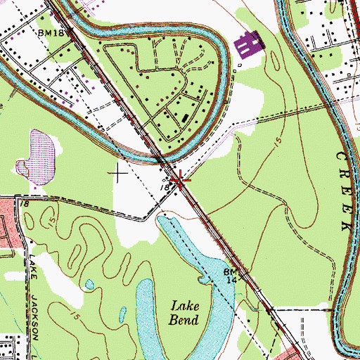 Topographic Map of Brazosport Museum of Natural Science, TX