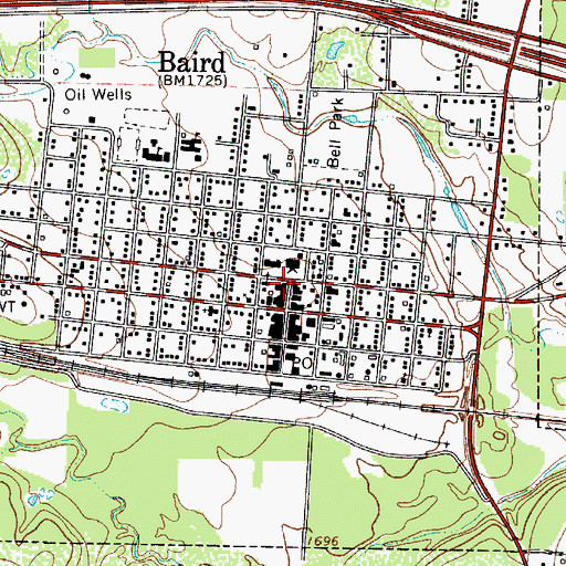 Topographic Map of Callahan County Pioneer Museum, TX