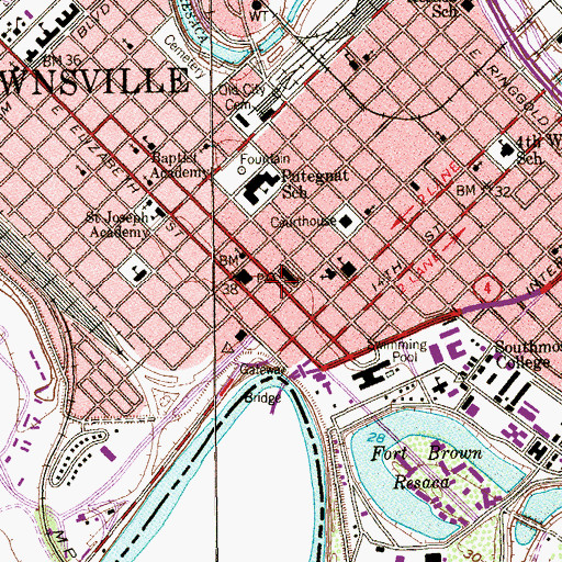 Topographic Map of Stillman House Museum, TX